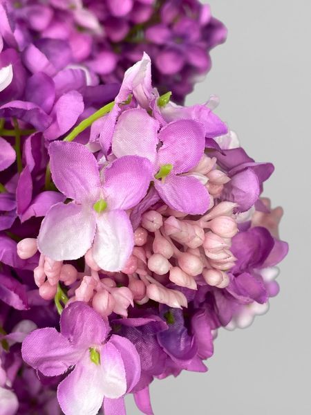 Сирень искусственная из сатина, фуксия, 98 см К14007 фото