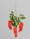 Гілка штучної гліцинії на три суцвіття, помаранчевий, 76 см К12050 фото 2